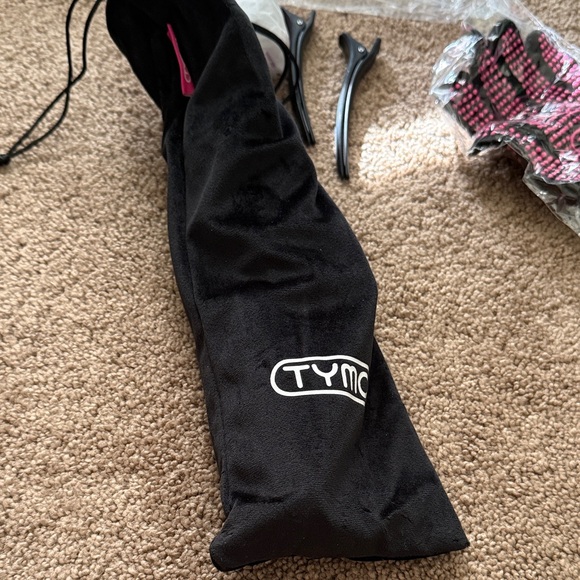 TYMO Ring Plus Ionic Hair Straightening Comb - Black and Red - Picture 8 of 12